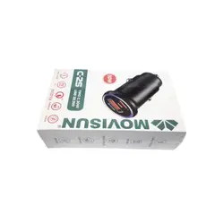 MOVISUN - Cargador Carro Turbo C-25 Usb C 30w - Usb 225w