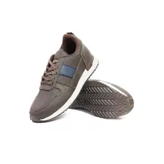 OCAI - Tenis Cuero Hombre Café Iván 001