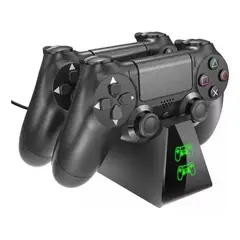 GENERICO - Cargador Dual Con Controlador Usb Ps4 Slim Ps4 Pro Dualshock