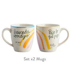 CORONA - Set x2 Mugs Juntos Siempre By Jose & Cami 3797ml