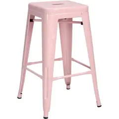 MOBLIHOUSE - Butaco Alto Para Barra Metalico Colores Mate Retro