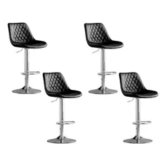 MOBLIHOUSE - Set X4 Silla Bar Mardin Cafe Silla Moderna Para Barra
