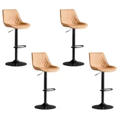 MOBLIHOUSE - Set X4 Silla Bar Mardin Cafe Silla Moderna Para Barra