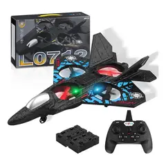 GENERICO - Avion Aeroplano Control Remoto Juguete Niños Iluminación Led