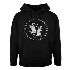 CREACIONES NU CROWN - Camiseta Hoodie Buzo El Cuarteto De Nos Rock Hombre Nu Crown