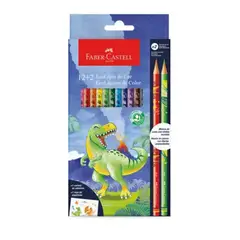 FABER CASTELL - Colores Dinosaurio 12 + 2 Ref 692812