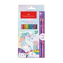 FABER CASTELL - Colores Unicornio 12 + 2 Ref 692706