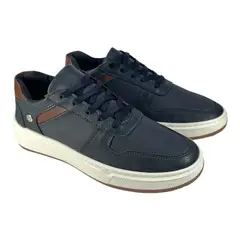 CALZADO BONT - Tenis Bont Casual Niño 576 Azul Cosido