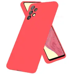 SPACE - Funda Estuche Silicone Case Compatible Con Samsung A13 4G y A23 Salmon