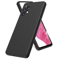 SPACE - Funda Estuche Silicone Case Compatible Con Samsung A13 4G y A23 Negro