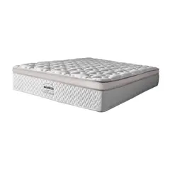 GENERICO - Colchón King Firmeza Suave Ortopédico Resortes Pocket One Pillow Euro Coco Bamboo 200200.