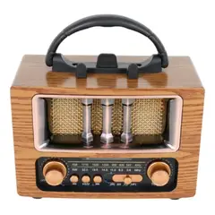 GENERICO - Radio Portable Recargable Retro Am Fm Tws Bluetooth Nns