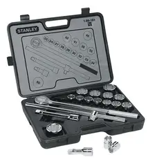 STANLEY - Juego De Copas Ct De 3/4 22 A 50 Mm 21 Pz 89-101