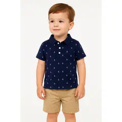 LUSOLSI - Prendas para niños ropa conjuntos camiseta y pantalón corto