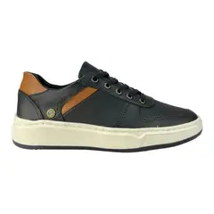 CALZADO BONT - Tenis Bont Casual Niño 576 Negro Cosido