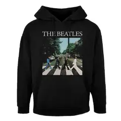 CREACIONES NU CROWN - Camiseta Hoodie Buzo The Beatles Banda En Una Avenida Hombre Nu Crown