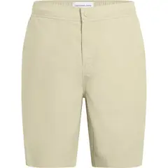 CALVIN KLEIN - Bermudas beige con textura lineal