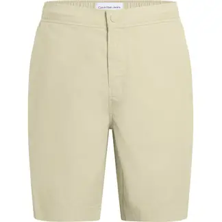 CALVIN KLEIN - Bermudas beige con textura lineal