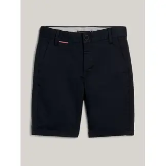 TOMMY HILFIGER - Pantalón Niño Azul Chino Corto Colección 1985 Essential