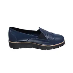 GENERICO - Zapato En Cuero Para Mujer Tacón Corrido