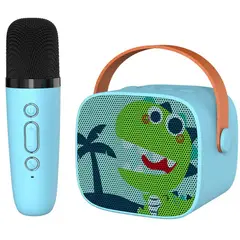 ONE PIXEL - Kit Parlante Y Micrófono Karaoke Para Niños Bluetooth Led