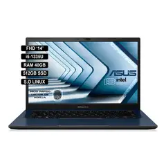 ASUS - PORTATIL ExpertBook INTEL i5-1335U RAM 40GB 512GB SSD Black
