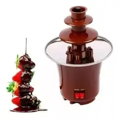 GENERICO - Mini Fuente Chocolate 3 Niveles Fondue Fountain En Acero