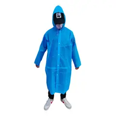GENERICO - Capa Abrigo Botones Impermeable Adulto Unisex Anti-lluvia