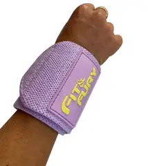 FIT AND FURY - Muñequeras para levantamiento de pesas gym crosfit morado fitandfury