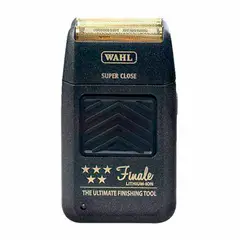 WAHL - Afeitadora Finale Negra Recargable 5 Estrellas