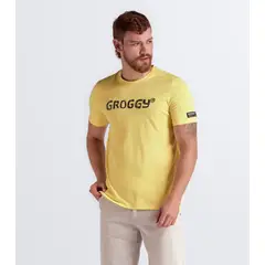 GROGGY - Camiseta Para Hombre Slim