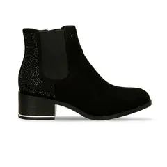 BATA - Botines Para Mujer Negro Halena