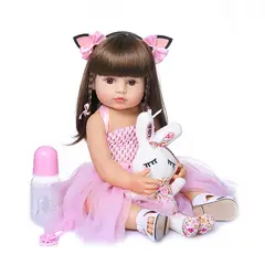 LA MUÑECA - MUÑECA BEBE REBORN REALISTA 100% SILICONA + ACCESORIOS