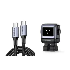 UGREEN - Cargador Celular Usb C 65w Y Cable Usb C 100w 3m Uno