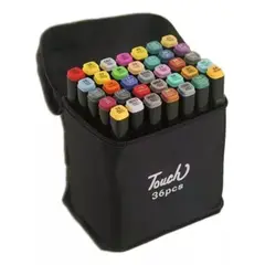 TOUCH - Kit De Marcadores Doble Punta Set X36 Rotuladores Alcohol