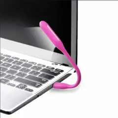 GENERICO - Lámpara Led usb Flexible Multiángulo Rosado