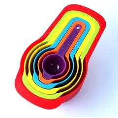 GENERICO - Tazas Medidoras Juego 6 Piezas Set Cucharas Medicion Kit