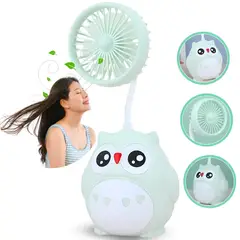 GENERICO - Ventilador Recargable Portatil Usb Pequeño Cuello Plegable