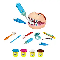 GENERICO - Dentista Plastilina Juego Odontologo Masas Juguete Moldes