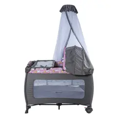 EBABY - Cuna mecedora SALLY OH - EB716-3 Rosa