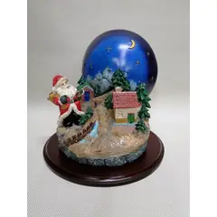 GENERICO - Escultura Mesa Italy Noche De Navidad En Marmolina Y Madera