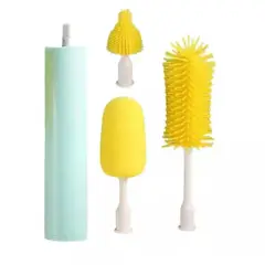 GENERICO - Cepillo Electrico Para Limpieza Biberon Chupo Vasos Termos