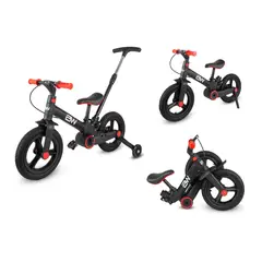 PRINSEL - Bici Balance Revolt Plegable 4 En1 Con Guía negro