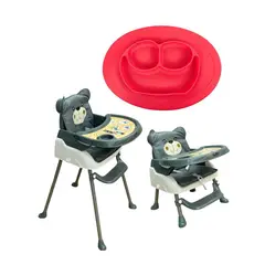 BEBESITOS - Silla Comedor De Bebe 3en1 Acolchado Mas Plato En Silicona
