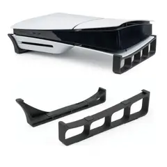 GENERICO - Soporte Para Ps5 Slim Con lector de Discos Base Horizontal Negro.