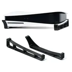 GENERICO - Soporte Para Ps5 FAT Con lector de Discos Base Horizontal Negro.