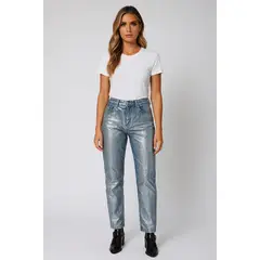 FRIOLENTA - Jean Momfit Metalizado