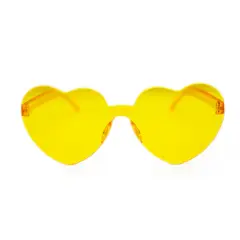 AT NIGHT SUNGLASSES - Gafas de sol At Night Corazon Amarillas UV400
