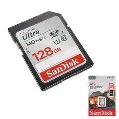 SANDISK - Memoria Ultra SD 128Gb / 140 Mbps
