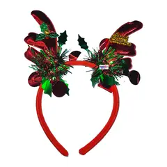 GENERICO - Balaca Diadema Navidad Diseño Reno Navideño